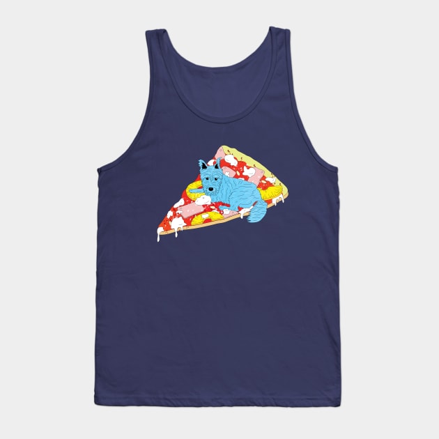 Pizza Dog Tank Top by 319heads